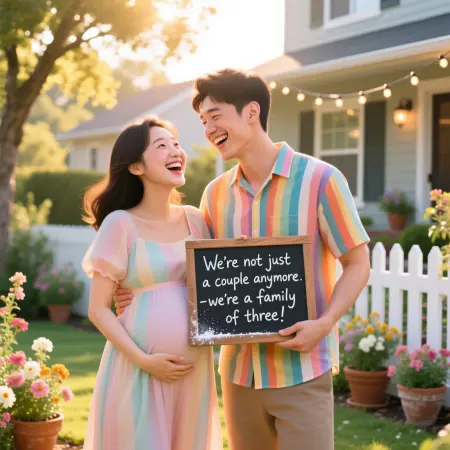 Captions for Pregnancy Announcement