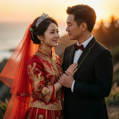 Aesthetic Captions for Wedding Photos