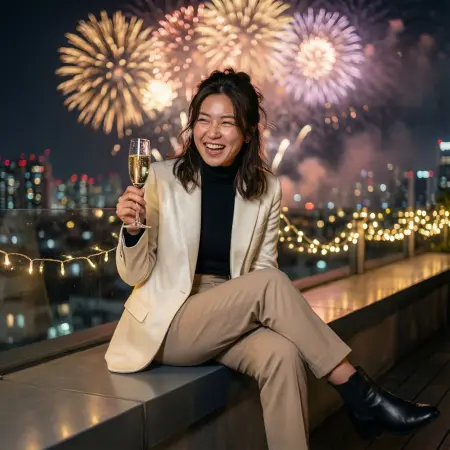 Aesthetic Funny New Year Captions