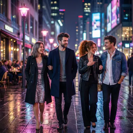 Aesthetic Night Out Captions