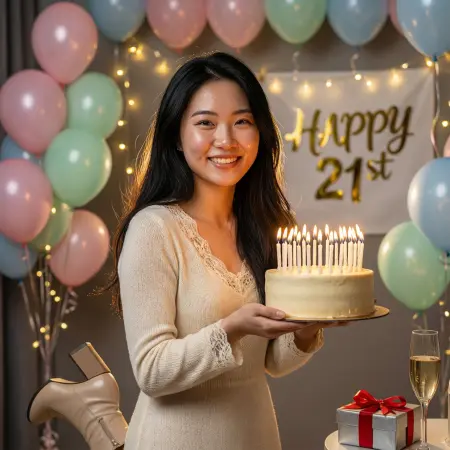Cute Captions for 21st Birthday Post