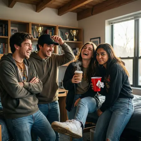  Short & Snappy Frat Captions 