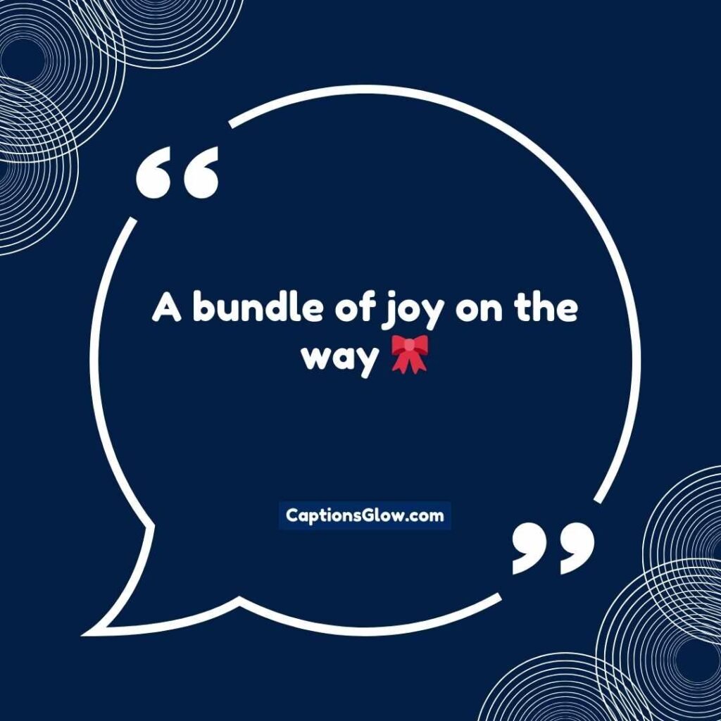 Cute Baby Shower Captions