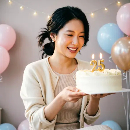 Cute Captions for 25th Birthday