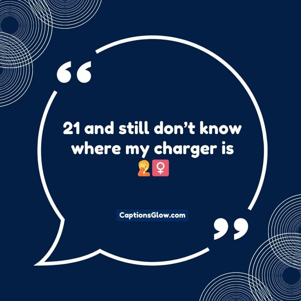 Funny 21st Birthday Captions