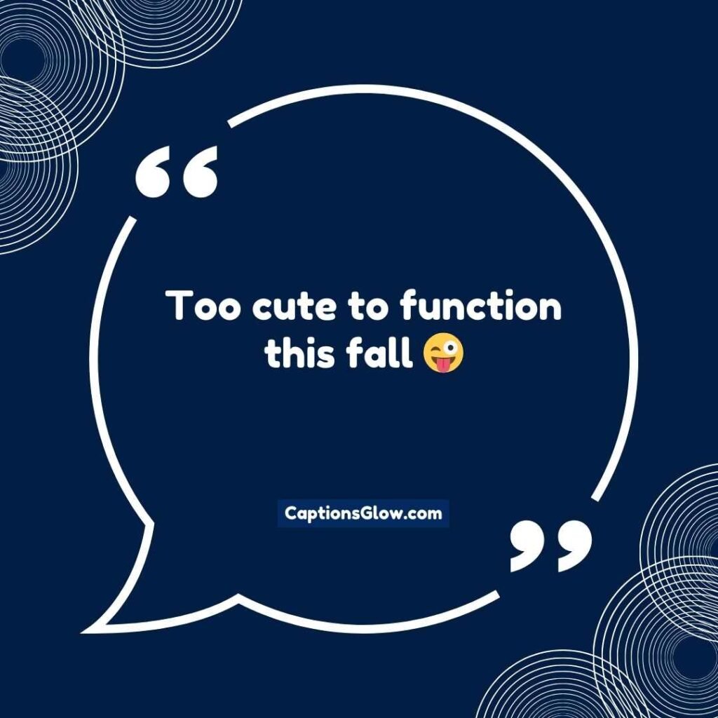 Funny Fall Insta Captions