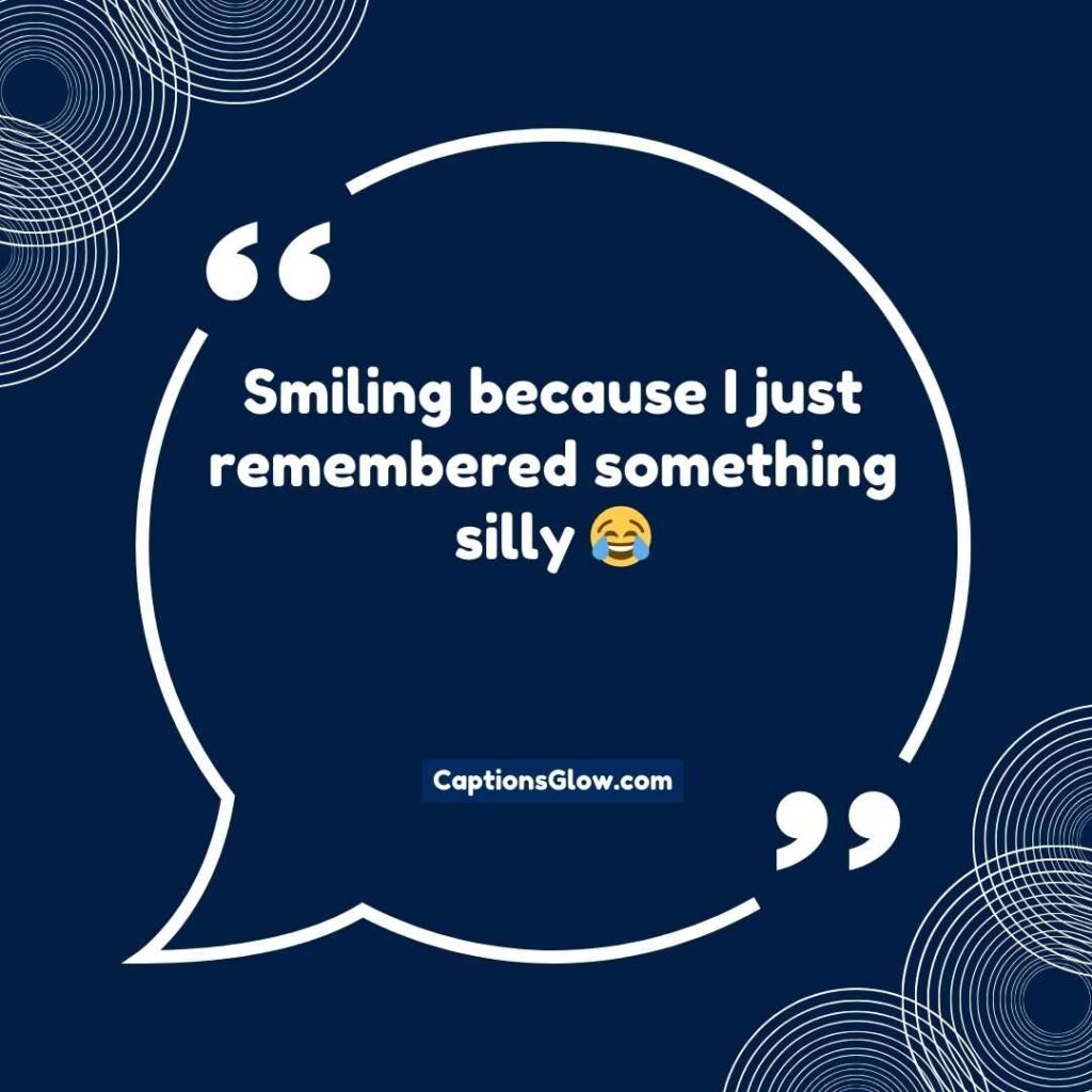 Funny Smile Captions