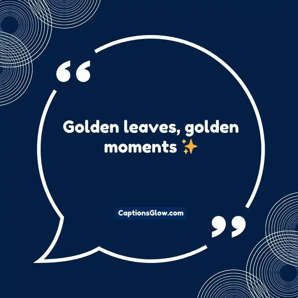 Cute Autumn Instagram Captions