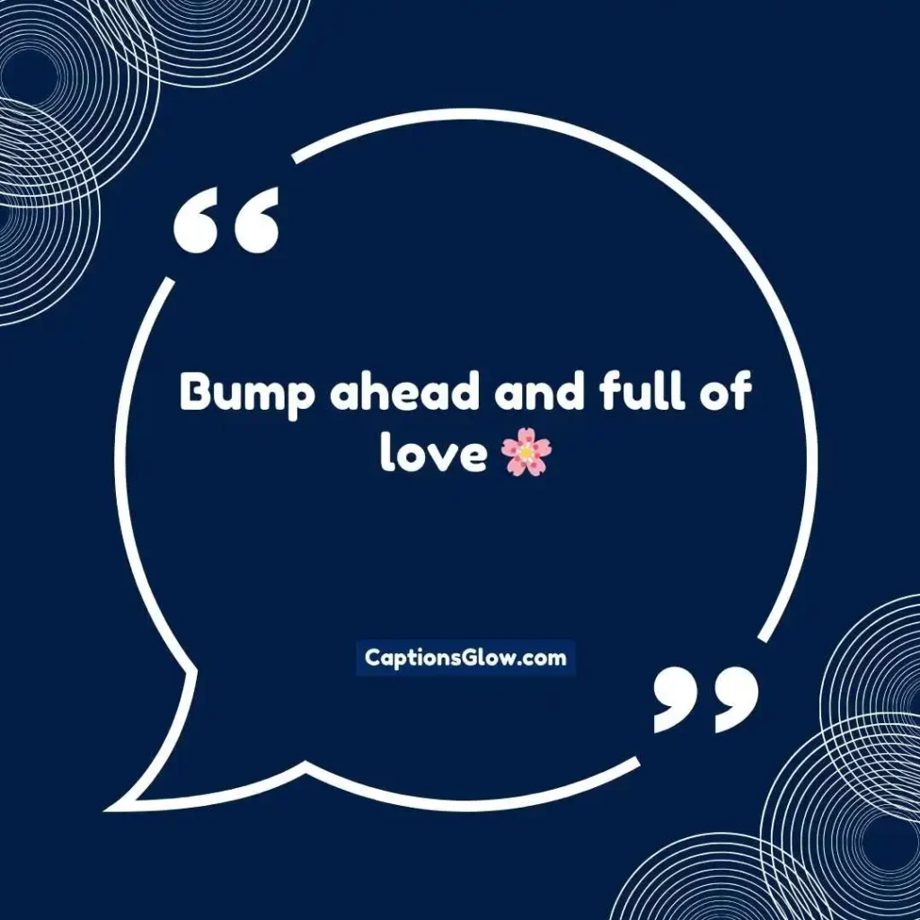 Cute Captions for Maternity Shoot