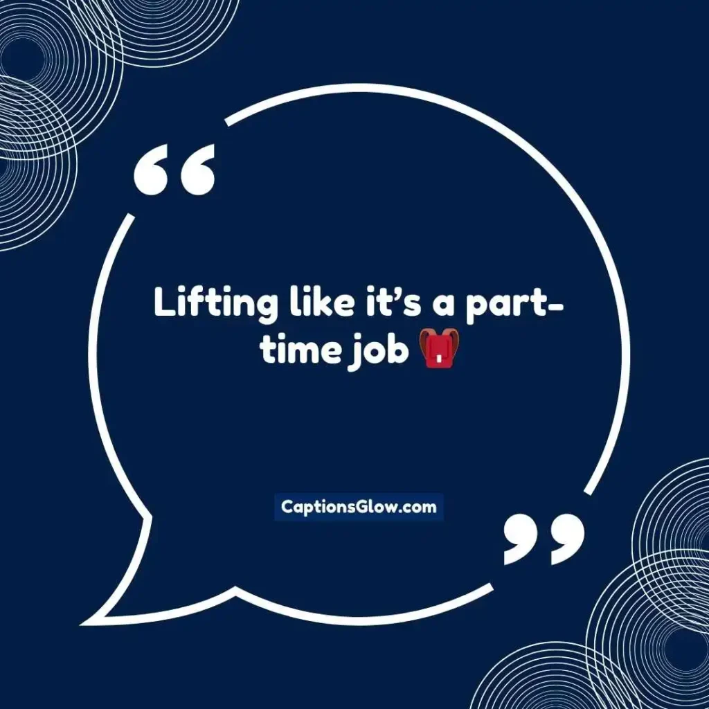 Funny Savage Gym Captions