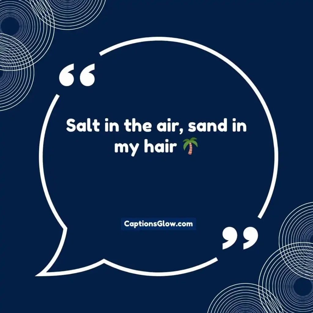 Cute Beach Vacation Captions