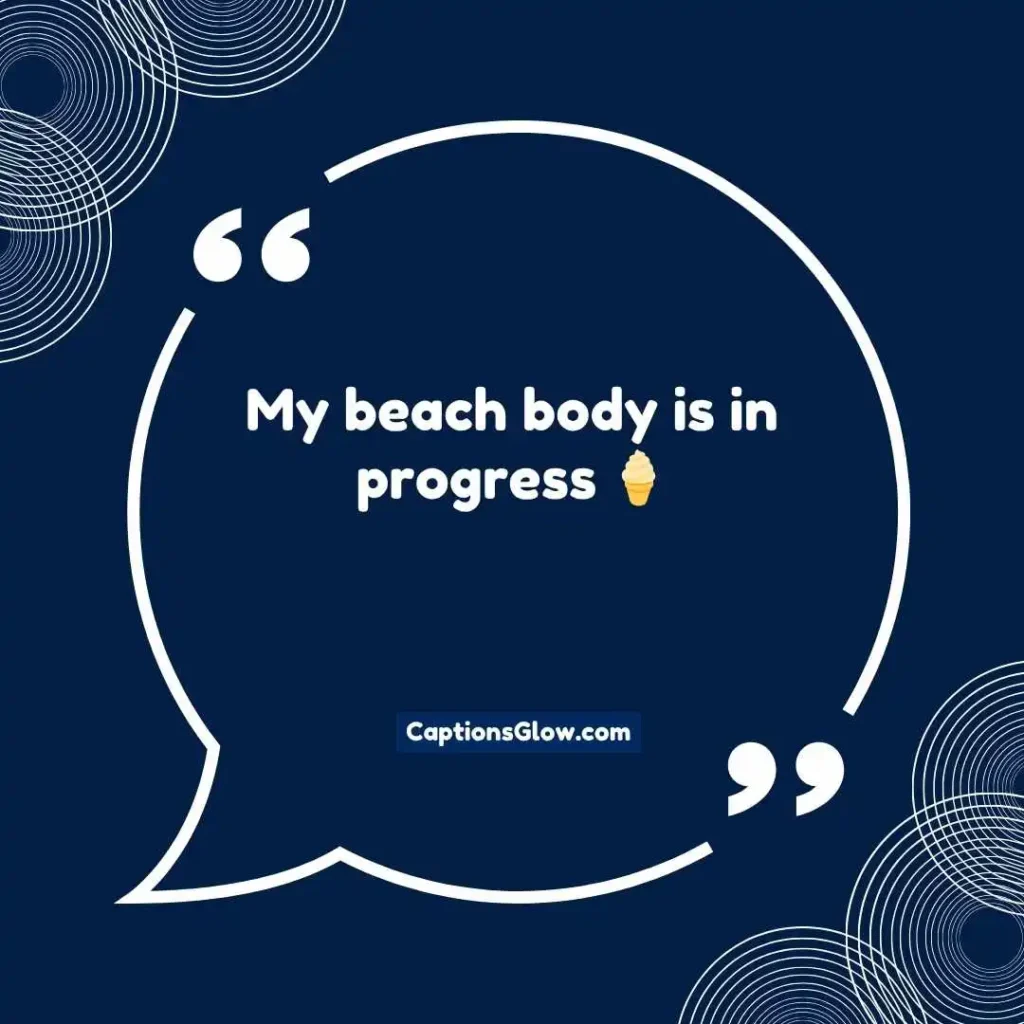 Funny Beach Vacation Captions