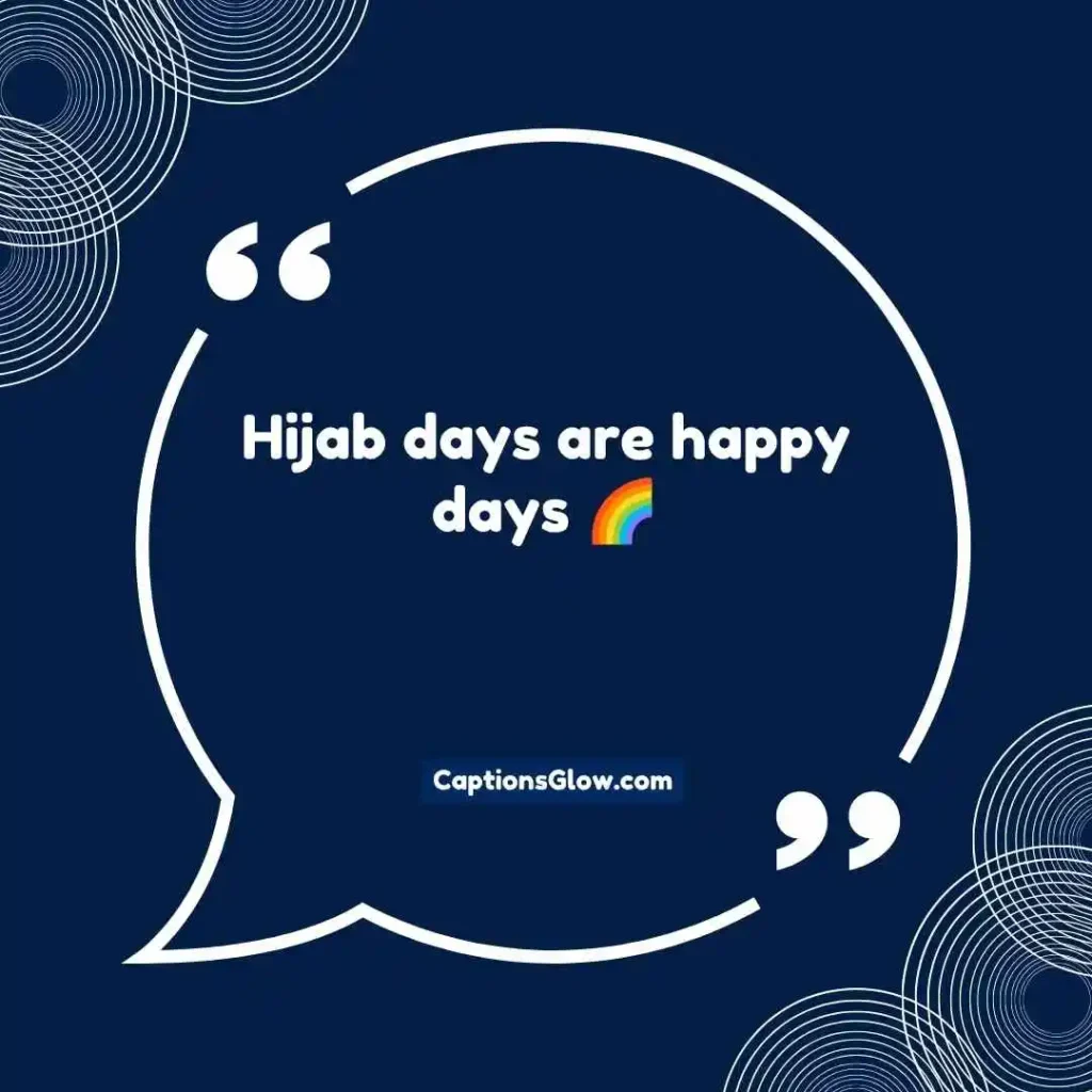 Cute Hijab Captions