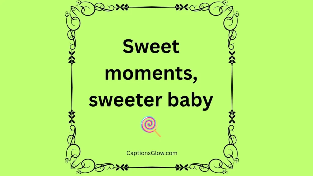 Cute My Baby Shower Captions for Instagram