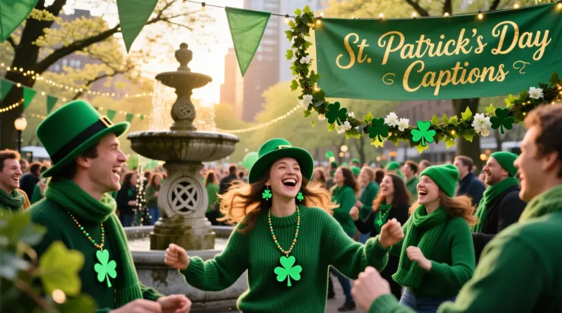 st patricks day captions