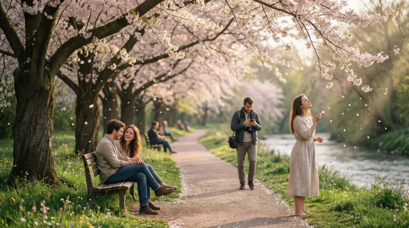 cherry blossom captions