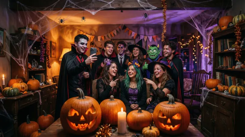 halloween post captions