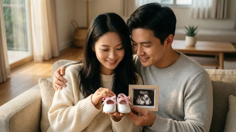 pregnancy announcement captions first baby