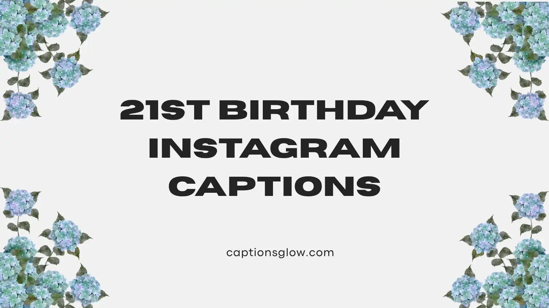 21st birthday instagram captions
