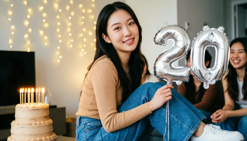 captions for 20th birthday