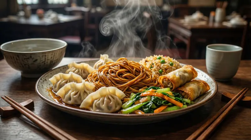 Chinese Food Captions