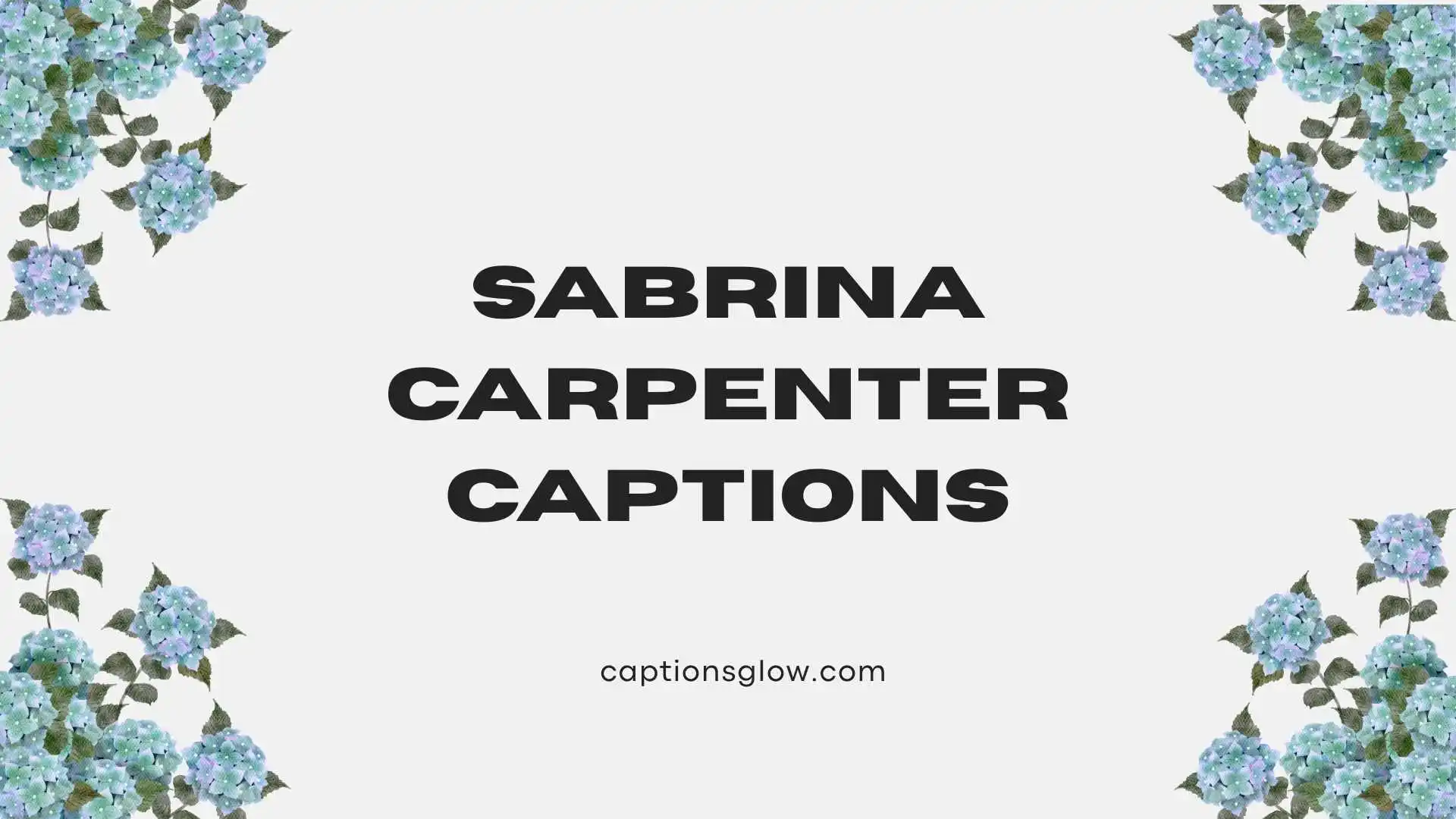 sabrina carpenter captions
