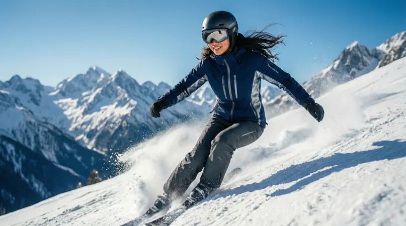 skiing instagram captions