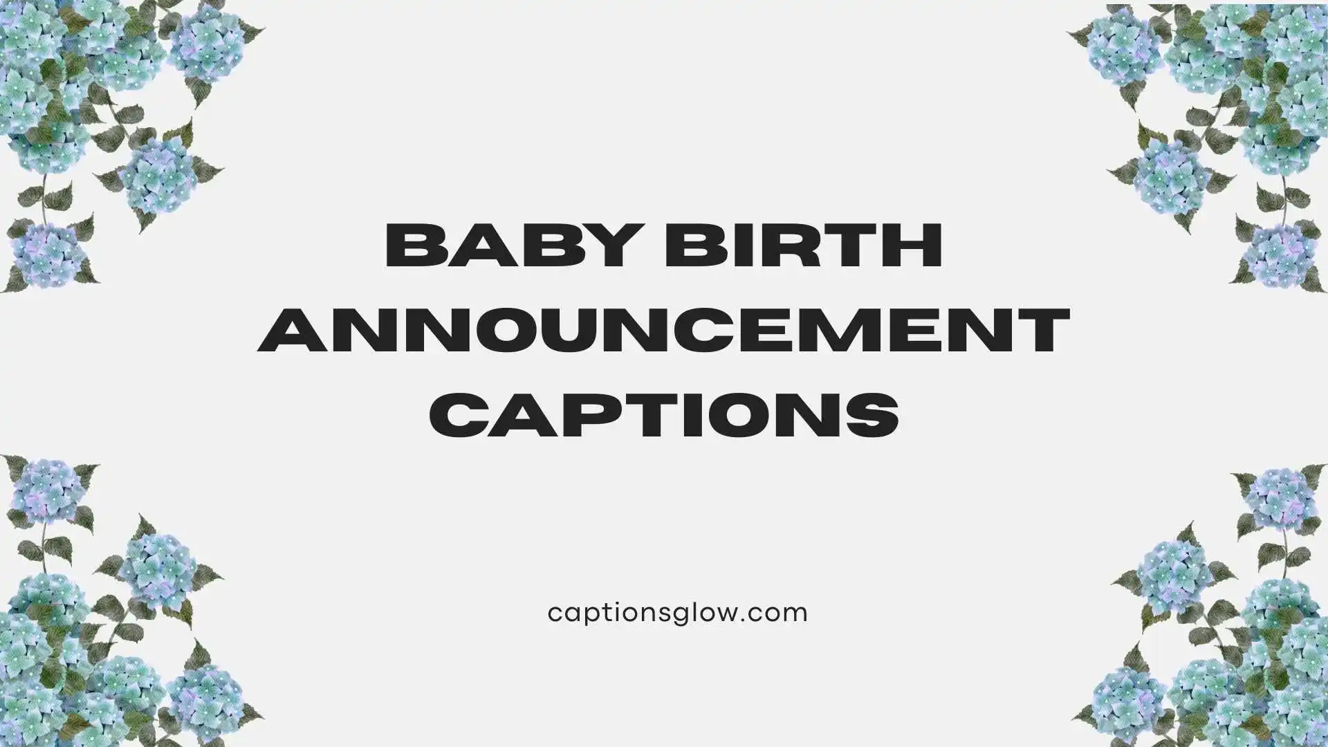 baby birth announcement captions