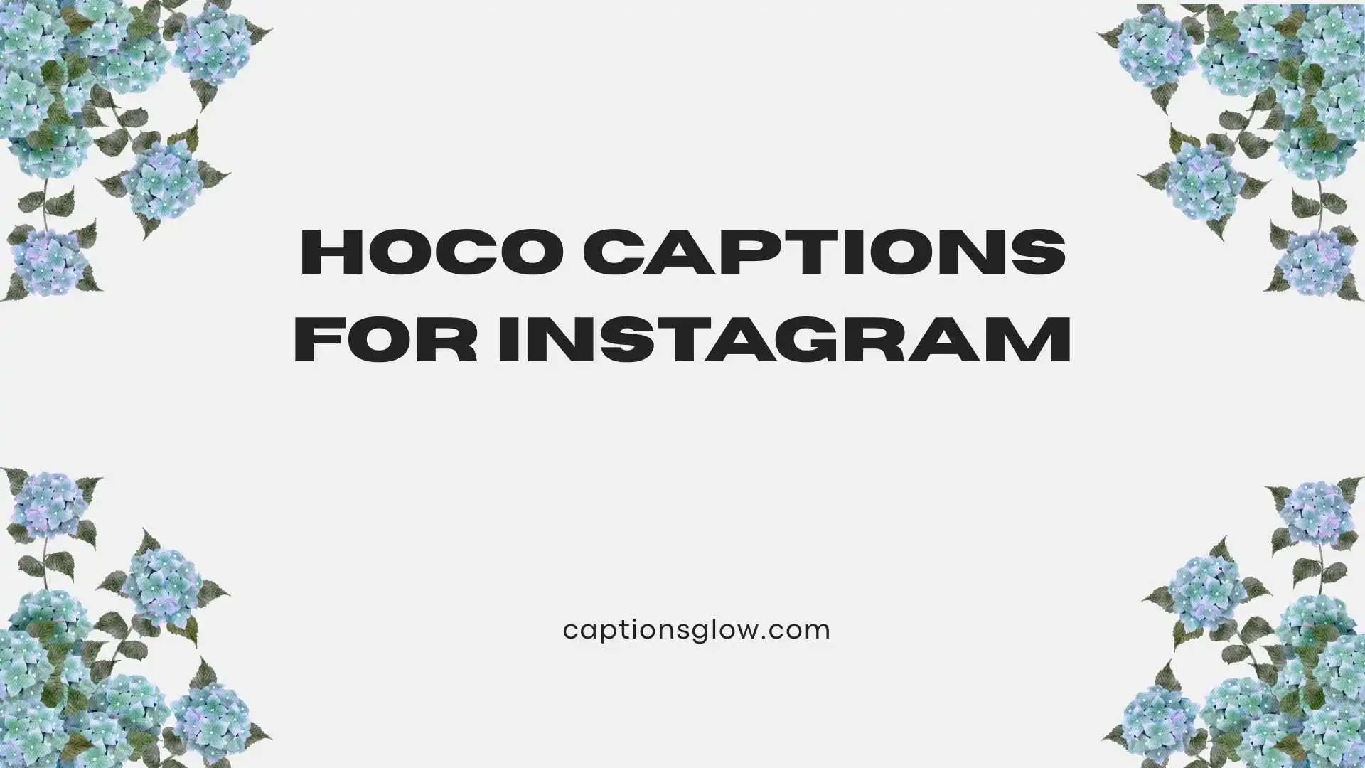 hoco captions for instagram