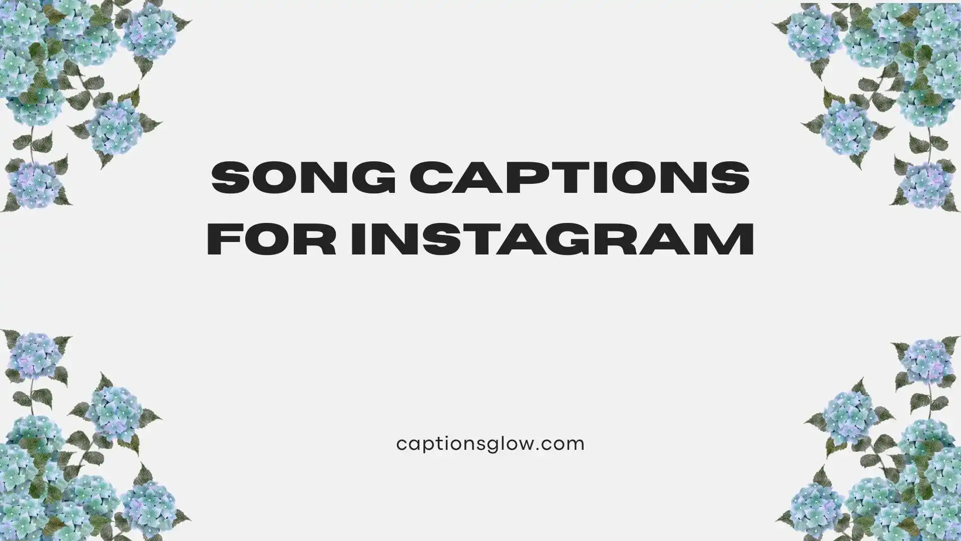 song captions for instagram