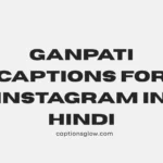 ganpati captions for instagram in hindi