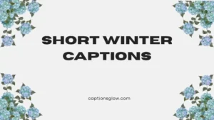 short winter captions
