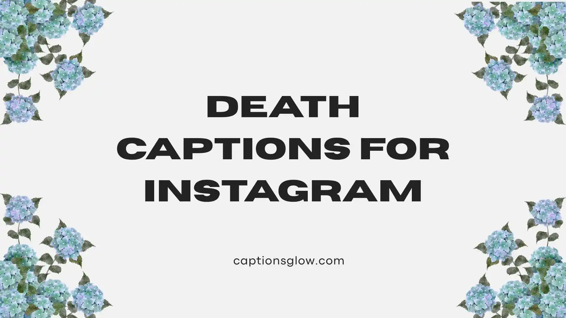 death captions for instagram